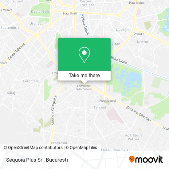 Sequoia Plus Srl map