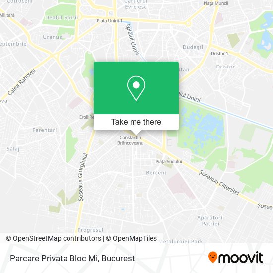 Parcare Privata Bloc Mi map