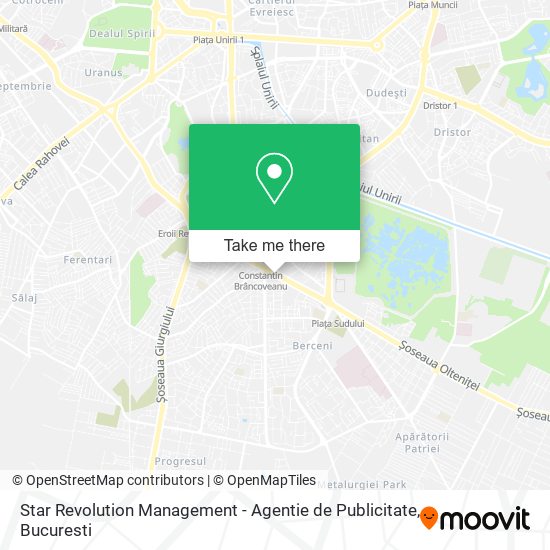 Star Revolution Management - Agentie de Publicitate map