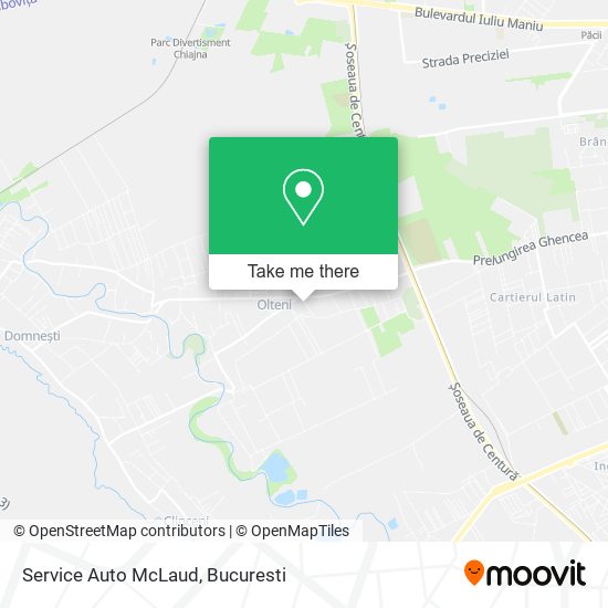 Service Auto McLaud map