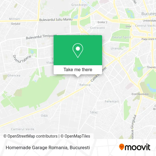 Homemade Garage Romania map