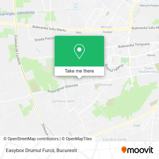 Easybox Drumul Furcii map