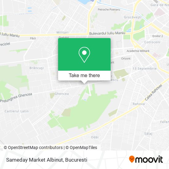 Sameday Market Albinut map