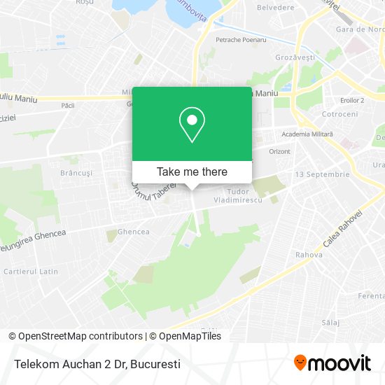 Telekom Auchan 2 Dr map