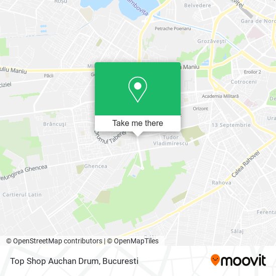Top Shop Auchan Drum map