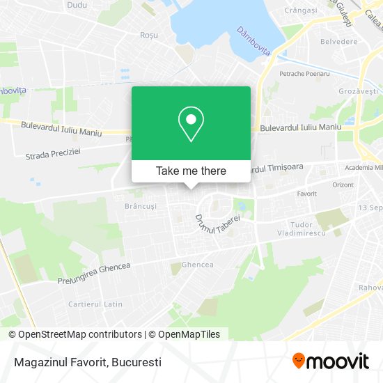 Magazinul Favorit map