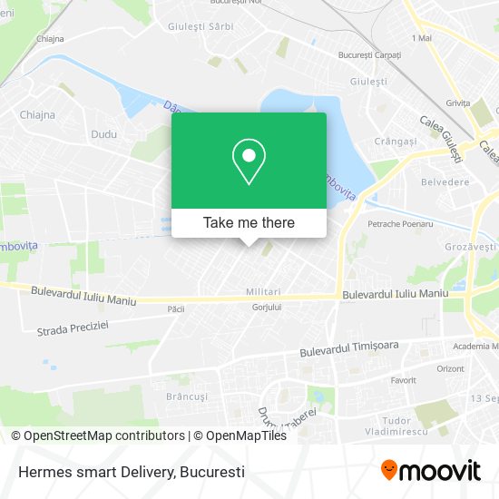 Hermes smart Delivery map