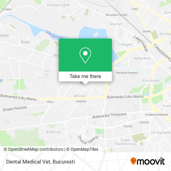 Dental Medical Vet map