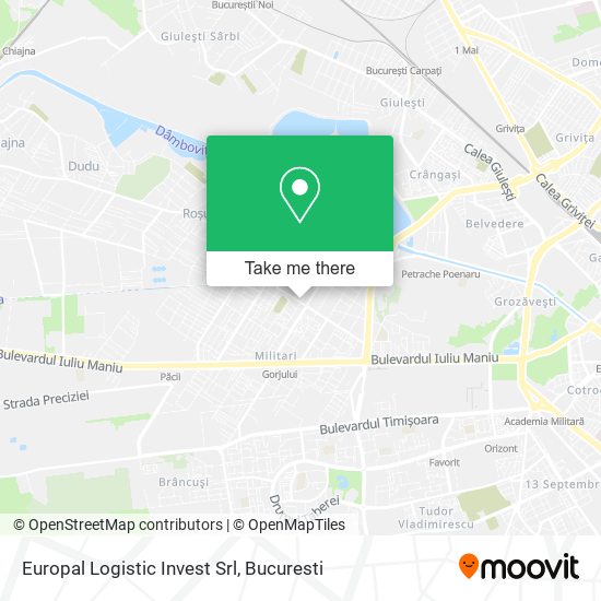 Europal Logistic Invest Srl map