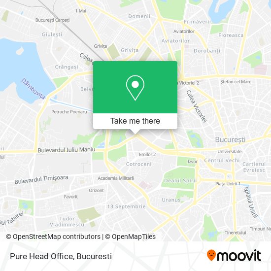 Pure Head Office map