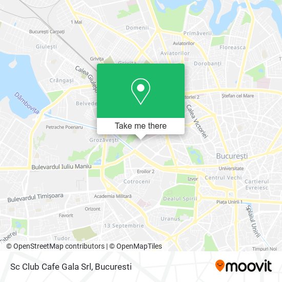 Sc Club Cafe Gala Srl map