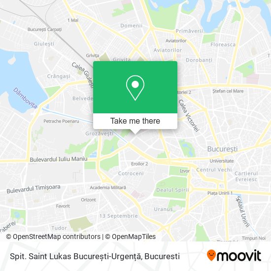 Spit. Saint Lukas București-Urgență map