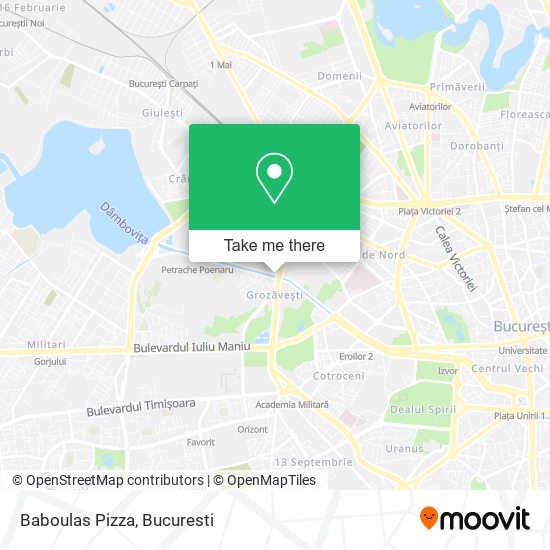 Baboulas Pizza map