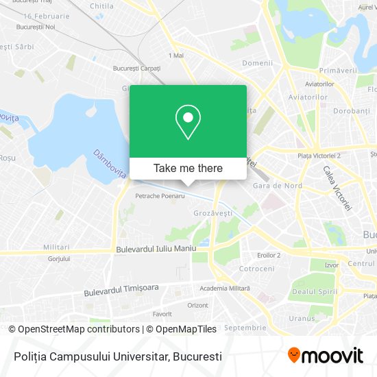 Poliția Campusului Universitar map