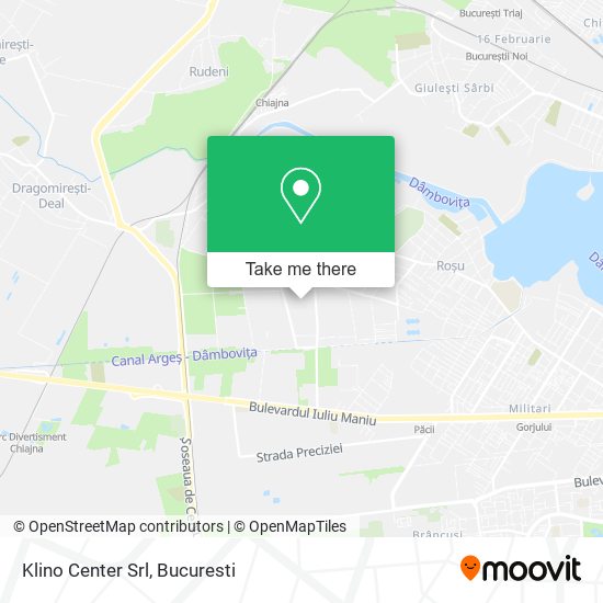 Klino Center Srl map