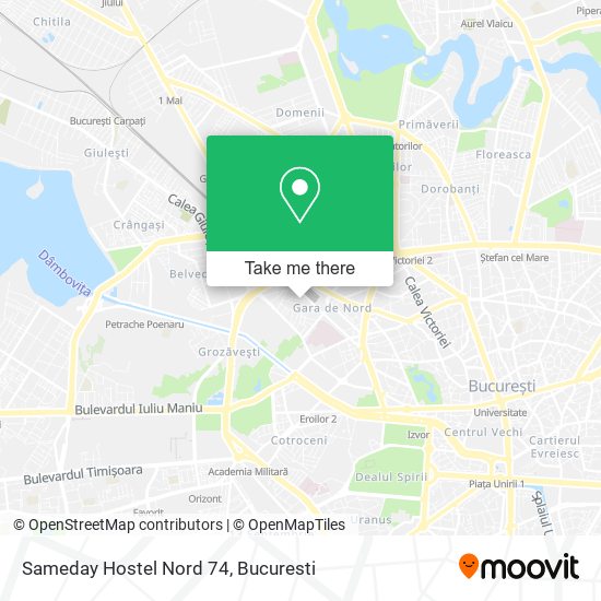 Sameday Hostel Nord 74 map