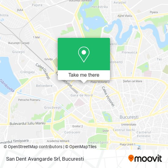 San Dent Avangarde Srl map