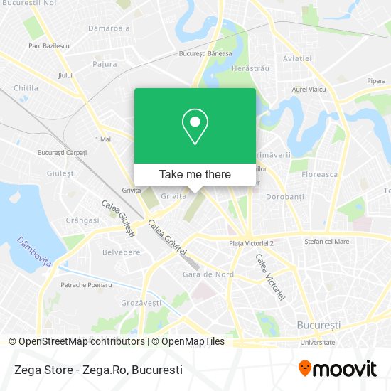 Zega Store - Zega.Ro map