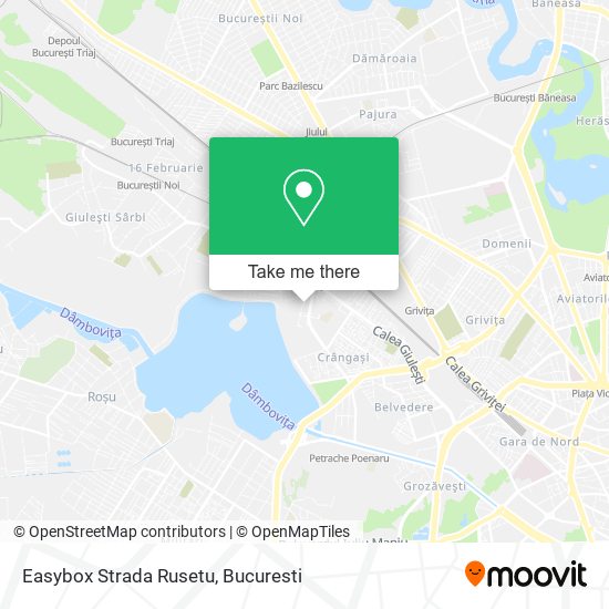 Easybox Strada Rusetu map