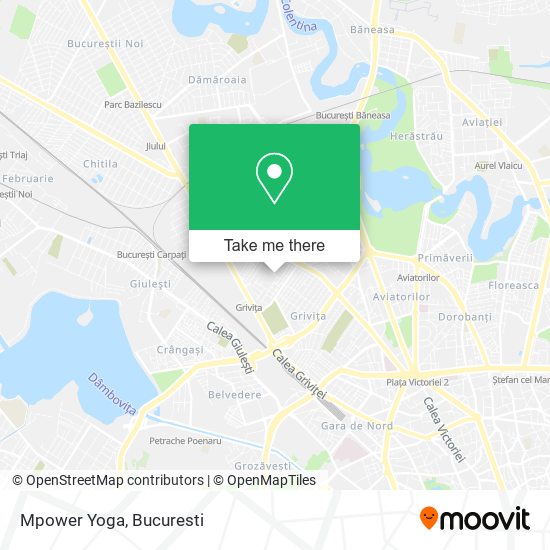 Mpower Yoga map