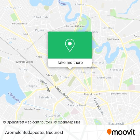 Aromele Budapestei map
