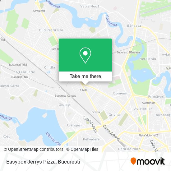 Easybox Jerrys Pizza map