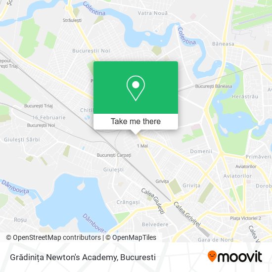 Grădinița Newton's Academy map