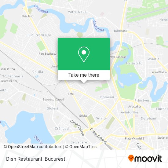 Dish Restaurant map