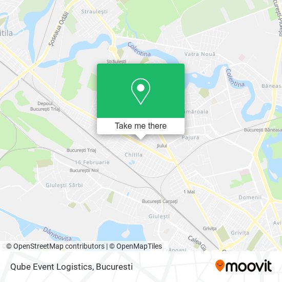 Qube Event Logistics map