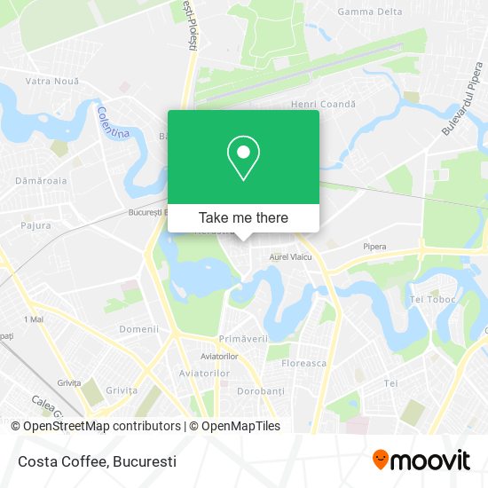 Costa Coffee map