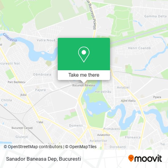 Sanador Baneasa Dep map