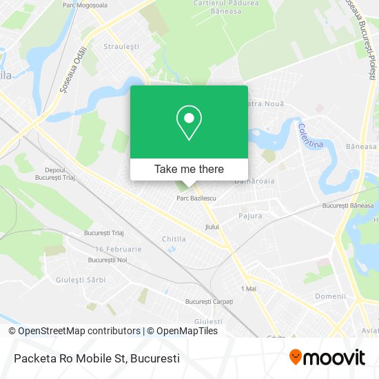 Packeta Ro Mobile St map