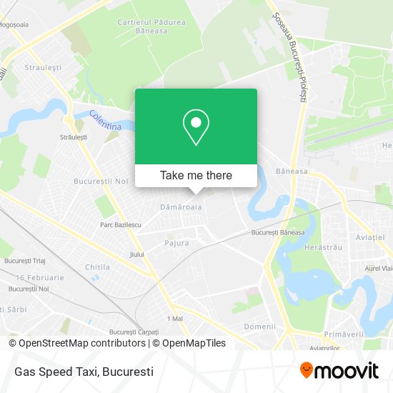 Gas Speed Taxi map