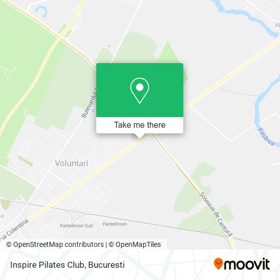 Inspire Pilates Club map