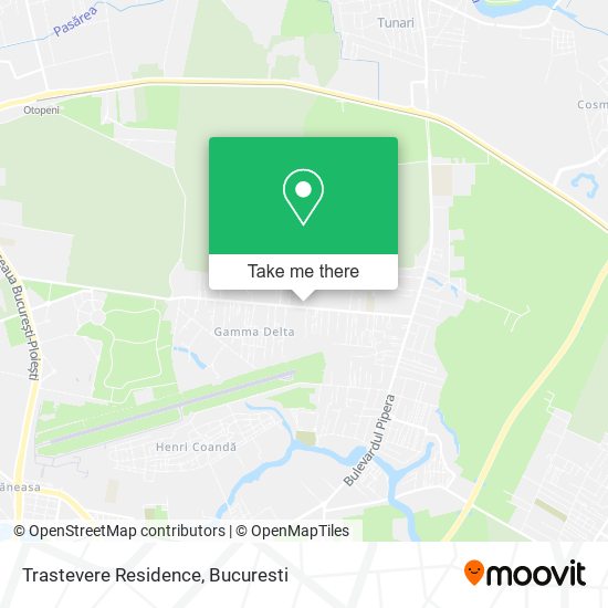 Trastevere Residence map