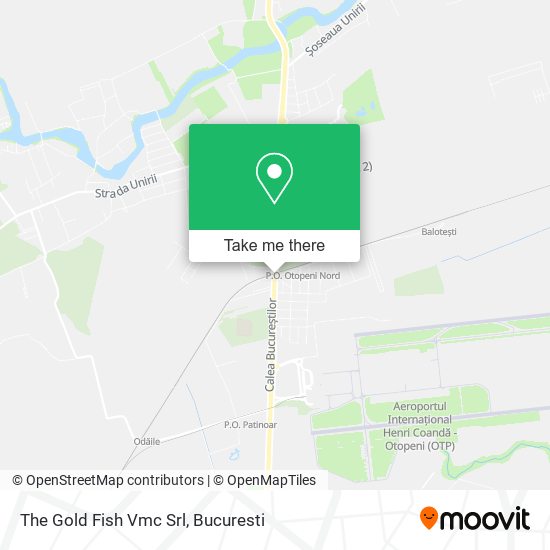 The Gold Fish Vmc Srl map