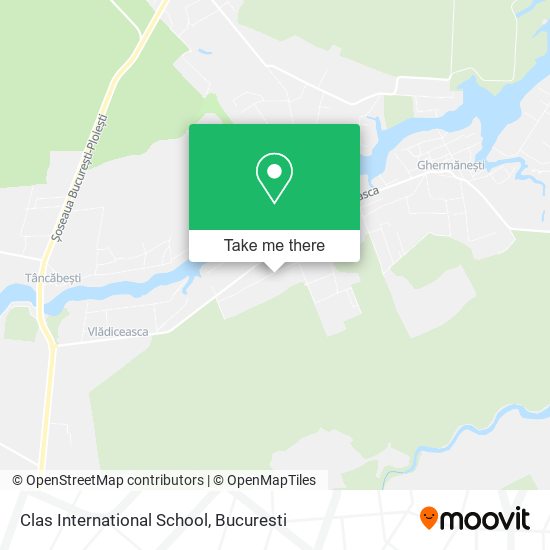 Clas International School map