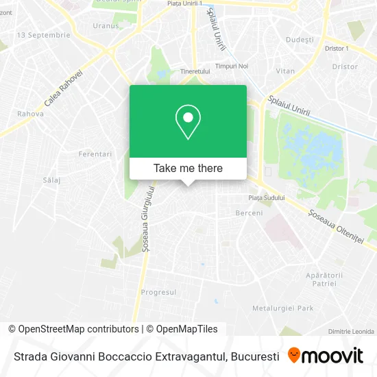 Strada Giovanni Boccaccio Extravagantul map