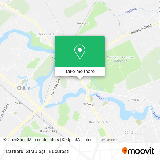 Cartierul Străulești map