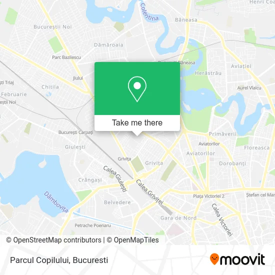 Parcul Copilului map