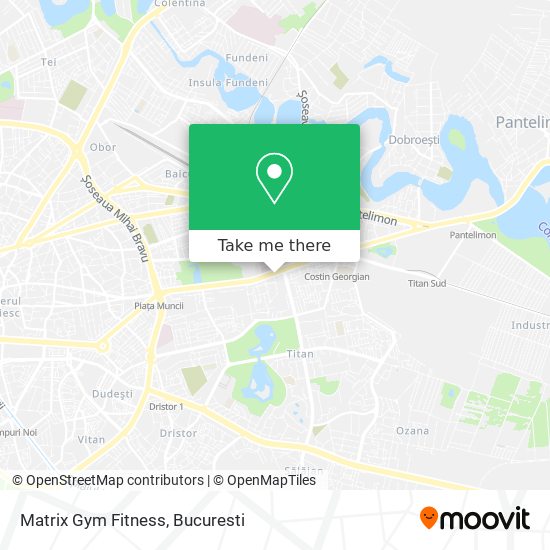 Matrix Gym Fitness map