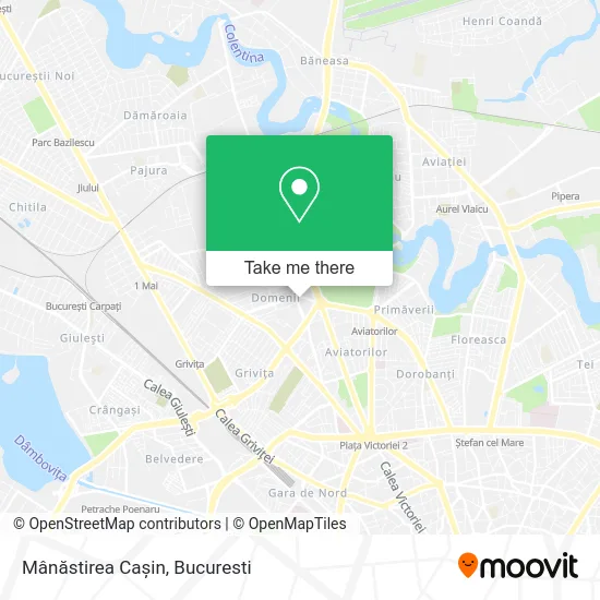 Mânăstirea Cașin map