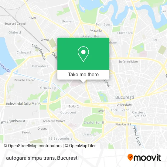 autogara simpa trans map