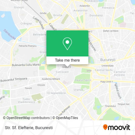 Str. Sf. Elefterie map