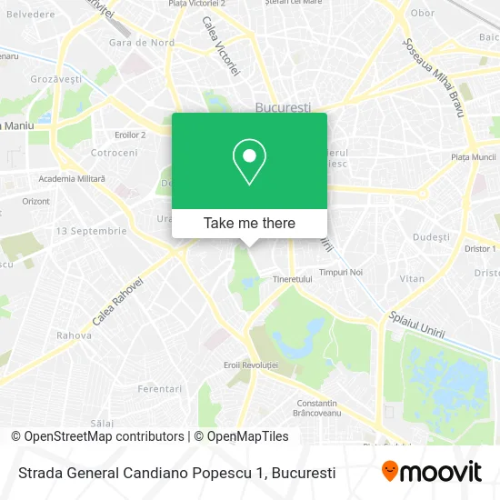 Strada General Candiano Popescu 1 map