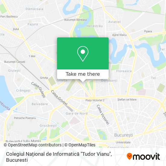 Colegiul Național de Informatică "Tudor Vianu" map