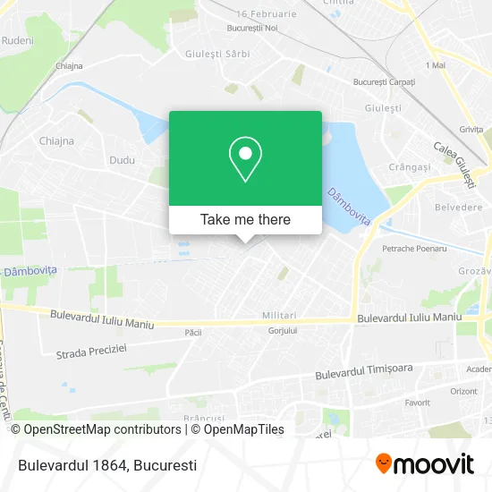 Bulevardul 1864 map