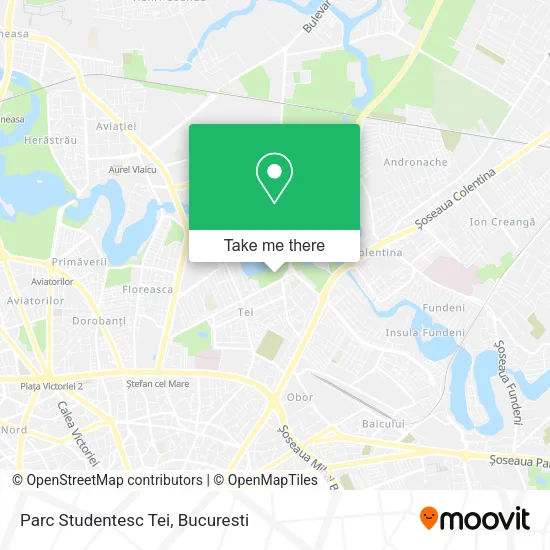 Parc Studentesc Tei map