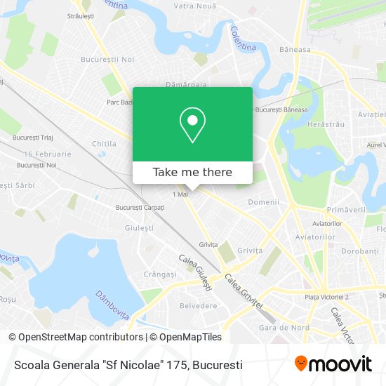 Scoala Generala "Sf Nicolae" 175 map