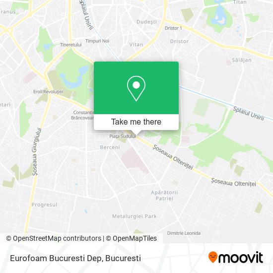 Eurofoam Bucuresti Dep map